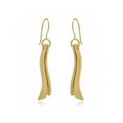 Gold Moving Tides Drop Earrings image