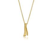Gold Moving Tides Pendant