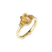 Citrine Step Ring image