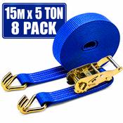 Heavy Duty Ratchet Straps 15m x 5 Ton – Box of 8 image