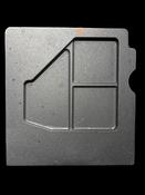 Q00790AXX - LH CAST IRON SIDE PLATE (FROM SERIAL No: 0749030) image
