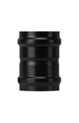 Pellet Stove Pipe Flue Female to Female Adaptor  - ⌀ 100mm Diameter image