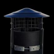 SHL Anti Bird &amp;amp; Rain Chimney Cowl Black 8″-9″ image