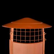 SHL Anti Bird &amp;amp; Rain Chimney Cowl Terracotta 8″-9″