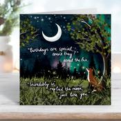 Fox Under The Moon - 'Birthdays Are Special' - Fox Under The Moon Birthday Card