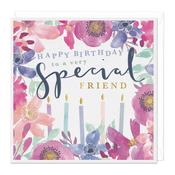 Whistlefish - F190 - Special Friend Lilac Birthday Card image