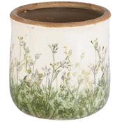 Dekoratief - Flowerpot 'Field of Flowers', ceramics, 15x15x14cm image