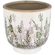 Dekoratief - Flowerpot 'Lavender Life', ceramics, 16x16x17cm image