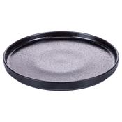 VdE Tivoli 1996 - Horeca black flat plate, diameter 27 cm