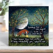 Fox Under The Moon - 'Magical Birthday' - Fox Under The Moon Birthday Card