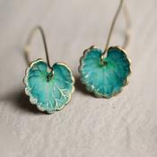 Silk Purse, Sow's Ear - Leaf Earrings