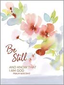 GINA B DESIGNS - With Scripture-Thinking of You Greeting Card -Coral Grey image