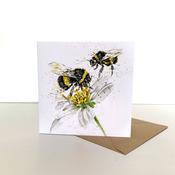 Bees Greeting Card image