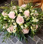 Funeral Wreath - soft pink