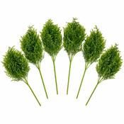 Leaf Design UK LTD - Pack of 6 x 75cm Artificial Fern Foliage Bush Stem