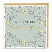 Whistlefish - H005 - Regal Thank You Card