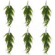 Leaf Design UK LTD - Pack of 6 x 75cm Artificial Trailing Fern Plant Hanging Faux Greenery image