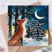 Fox Under The Moon - 'Happiness' - Greeting Card From Fox Under The Moon