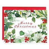 GINA B DESIGNS - Scripture Christmas Card - Holiday Greens