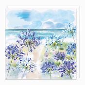Whistlefish - H147 - Coastal Agapanthus Art Card