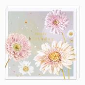 Whistlefish - H145 - Pastel Daisies Birthday Card image
