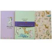 Designed By Violet - Pack of 3 A5 Lined Notebooks Barney &amp; Friends