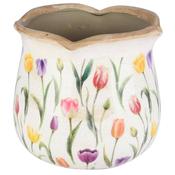 Dekoratief - Flowerpot 'Tulip Dance', ceramics, 16x16x15cm image