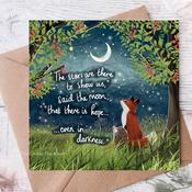 Fox Under The Moon - 'There Is Hope' - Greeting Card From Fox Under The Moon