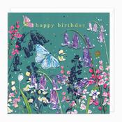 Whistlefish - H137 - Butterfly Garden Birthday Card image