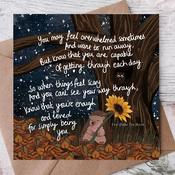 Fox Under The Moon - 'Being You' - Greeting Card by Fox Under The Moon