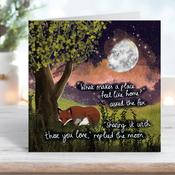 Fox Under The Moon - 'Feels Like Home' - Fox Under The Moon New Home Card
