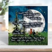 Fox Under The Moon - 'Friends Are Stars' - Fox Under The Moon Friendship Card