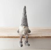 Grey Fur Gonk Decoration, 40cm