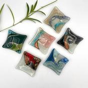 Women of the Cloud Forest - Fused Glass Trinket Dish
