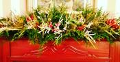 Real Christmas Fireplace Display image