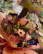 A “New Baby” Balloon, Chocolate, Soft Toy &amp; Fresh Flower Bouquets