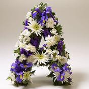 Loose Floral Single Letter Tribute