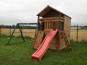 Extra-large Two Story Tree House with Swings image