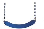 Wrap around swing with coated chain - Blue
