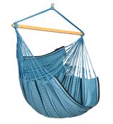 Habana Organic Cotton Hammock Chair - king / blue-zebra