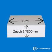 8 inch / 200mm Deep Square Cake Dummies image