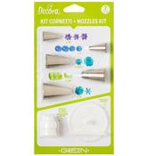 Piping Nozzle Set GREEN Pk 7