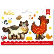 Cow and Hen  Cookie Cutters image