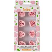 Pink Sugar Rose Medium 3.5cm Pk 8