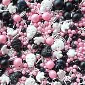 SUGAR SISTERS - Pretty &amp; Pink Spooks Sprinkle Mix 80g