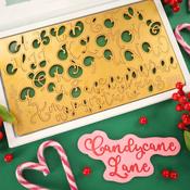 Candycane Lane Set  Uppercase &amp; Lowercase  SWEET STAMP