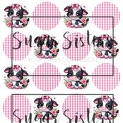 Cute Baby Cow Edible Toppers - (20 Toppers) image