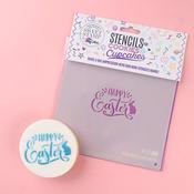 Mini Happy Easter Bunny Stencil - SWEET STAMP
