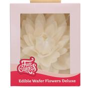Wafer Flowers Deluxe Dahlia White Pk 1