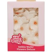 Wafer Flowers Deluxe Hydrangea White Small Pk 18